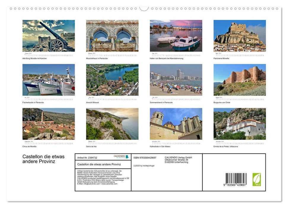 Castellon die etwas andere Provinz (CALVENDO Premium Wandkalender 2027)