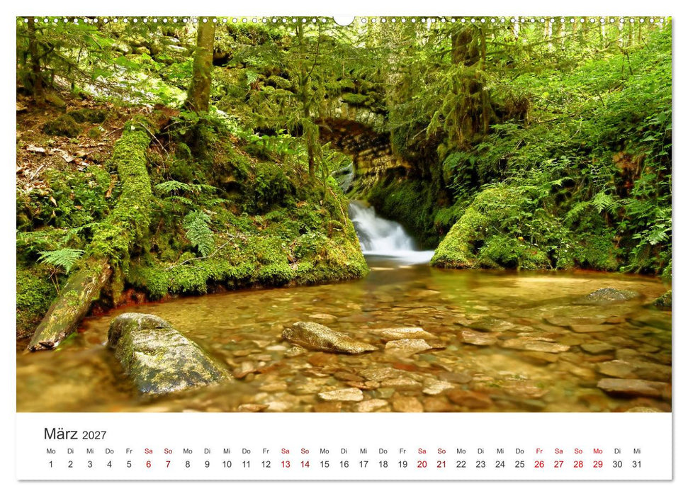 Wasser bewegt - Wasserfälle und Stromschnellen (CALVENDO Premium Wandkalender 2027)