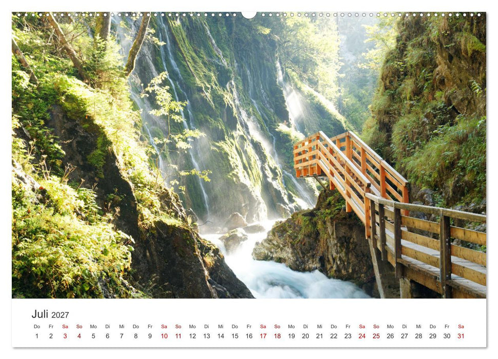 Wasser bewegt - Wasserfälle und Stromschnellen (CALVENDO Premium Wandkalender 2027)