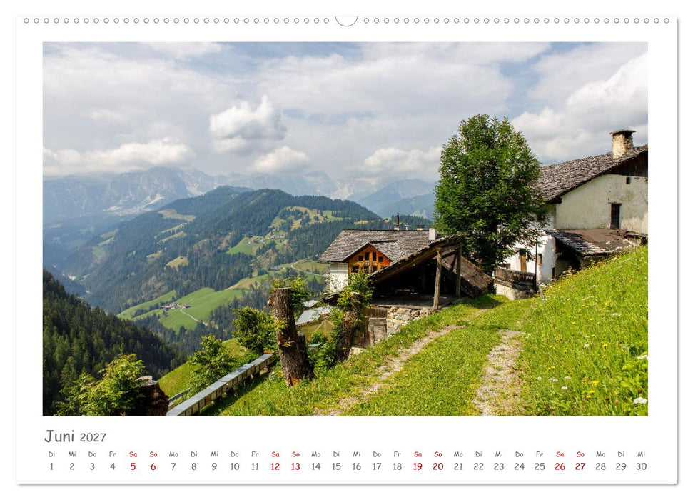 Gadertal - Val Badia (CALVENDO Wandkalender 2027)