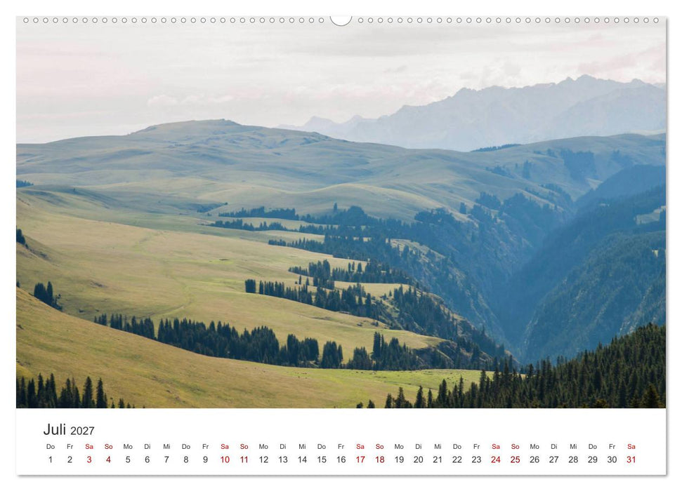 Mongolei - Bezaubernde Natur in einem wunderschönen Land. (CALVENDO Premium Wandkalender 2027)