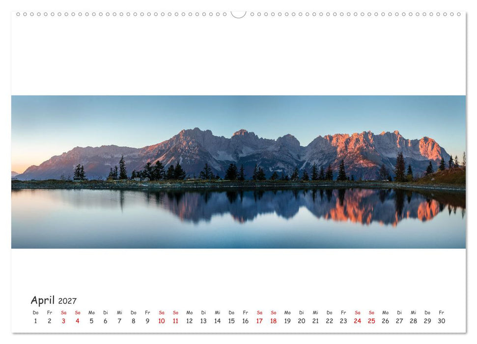 Wilder Kaiser Panorama 2027 (CALVENDO Premium Wandkalender 2027)