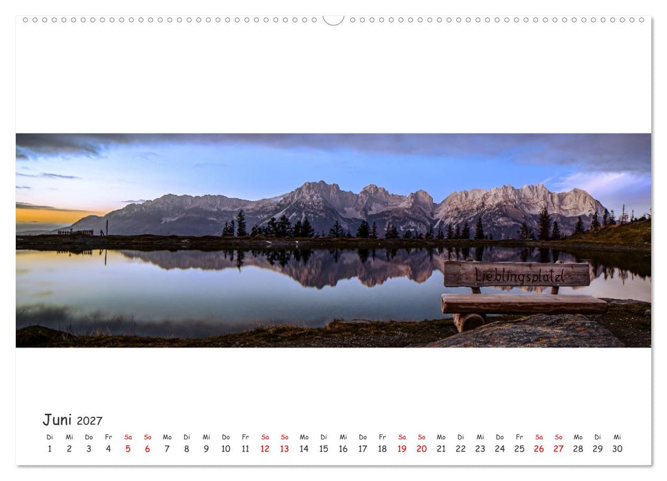 Wilder Kaiser Panorama 2027 (CALVENDO Premium Wandkalender 2027)