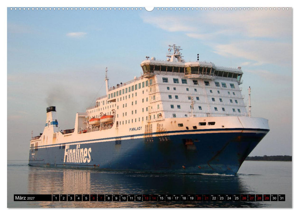 Shipspotting Travemünde (CALVENDO Premium Wandkalender 2027)