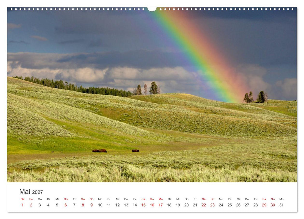 Regenbögen - Ein wunderschönes Naturphänomen. (CALVENDO Premium Wandkalender 2027)
