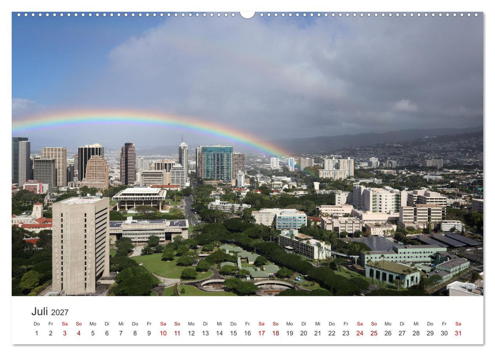 Regenbögen - Ein wunderschönes Naturphänomen. (CALVENDO Premium Wandkalender 2027)