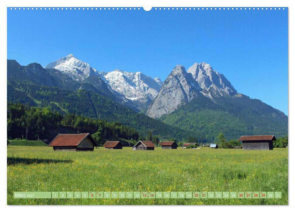 Zauber der Zugspitze (CALVENDO Wandkalender 2027)