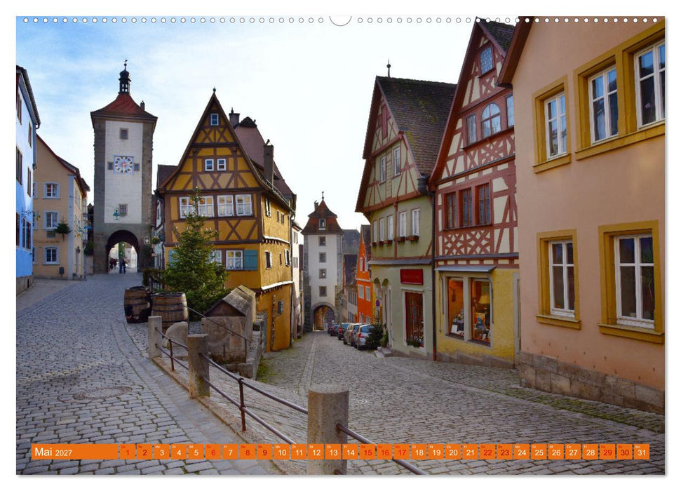 Erlebe mit mir Rothenburg ob der Tauber (CALVENDO Wandkalender 2027)