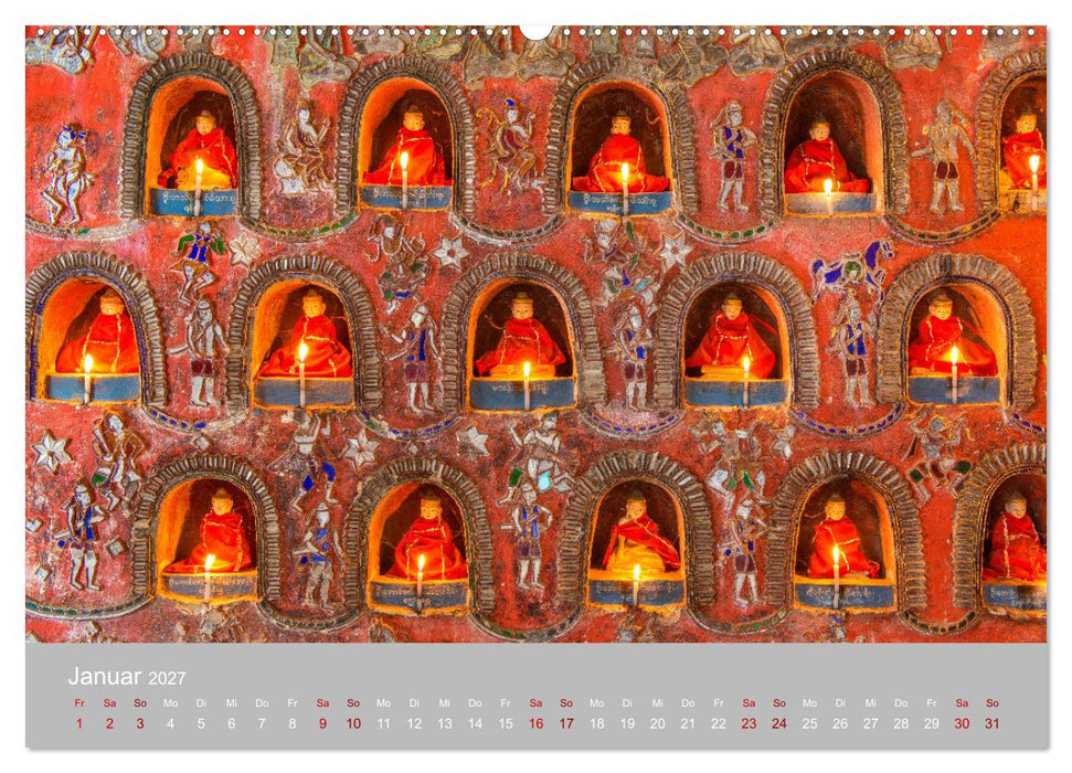 BUDDHA - Ein sanftes Lächeln (CALVENDO Wandkalender 2027)