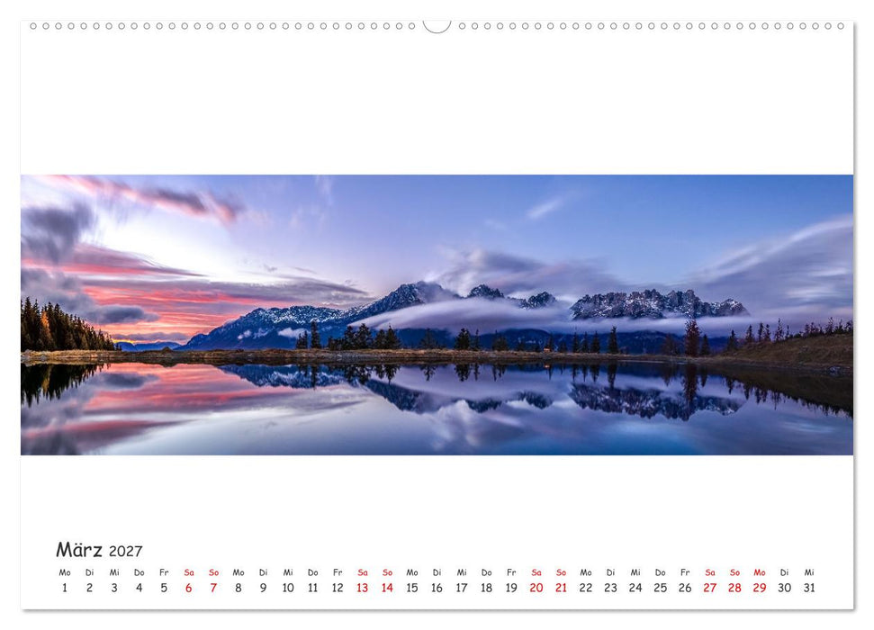 Wilder Kaiser Panorama 2027 (CALVENDO Wandkalender 2027)