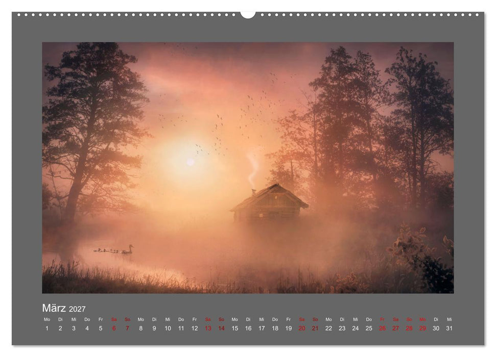 Vom Zauber der Einsamkeit (CALVENDO Wandkalender 2027)