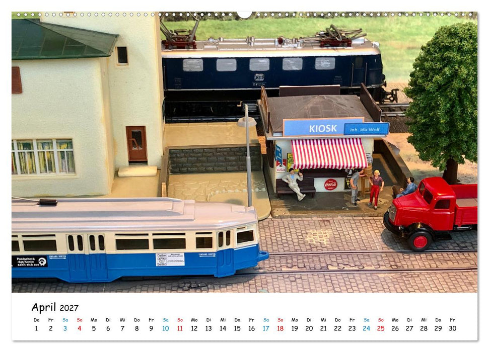 Modellwelten, Modellautos der 50er und 60er Jahre (CALVENDO Wandkalender 2027)