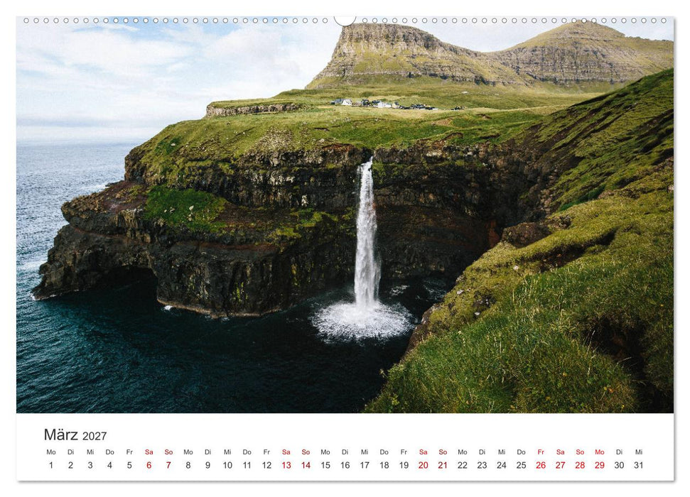 Färöer - Die wunderschönen Inseln im Norden. (CALVENDO Wandkalender 2027)