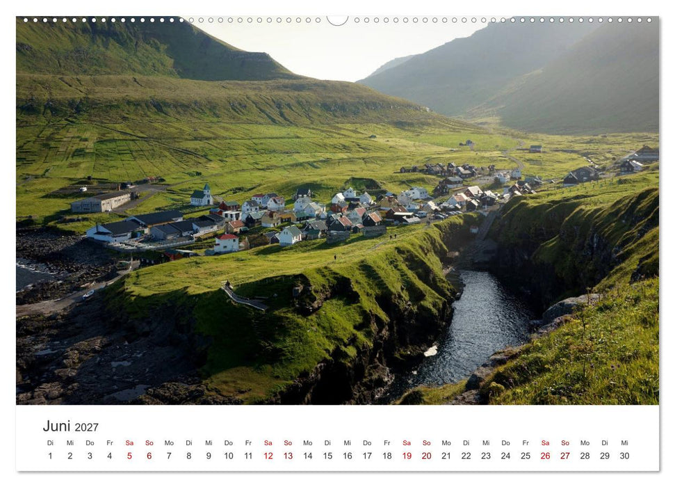 Färöer - Die wunderschönen Inseln im Norden. (CALVENDO Wandkalender 2027)