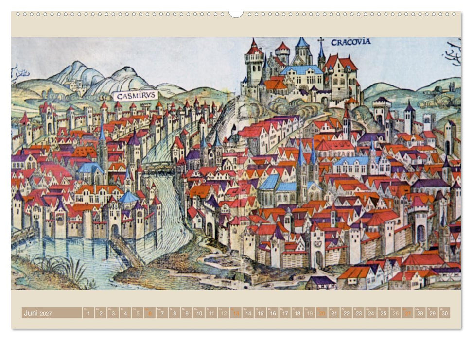 Städte mit Geschichte: Historische Zeichnungen, Stiche, Drucke (CALVENDO Wandkalender 2027)