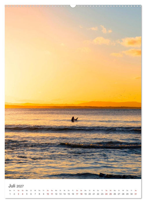 Surfen - Auf der perfekten Welle. (CALVENDO Premium Wandkalender 2027)