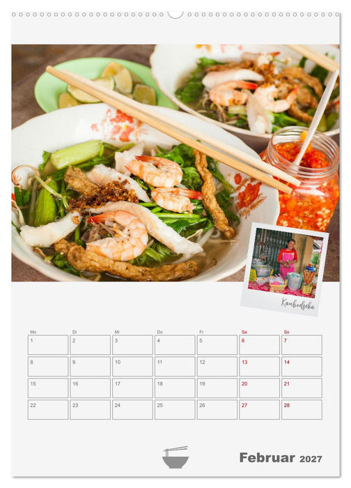 Street Food - Küchenplaner (CALVENDO Wandkalender 2027)