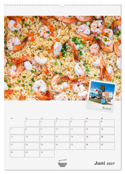 Street Food - Küchenplaner (CALVENDO Wandkalender 2027)