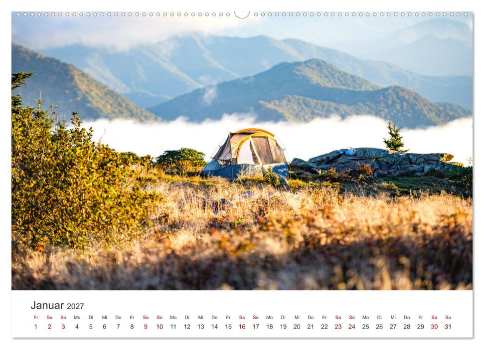 Camping - Raus in die Natur. (CALVENDO Wandkalender 2027)