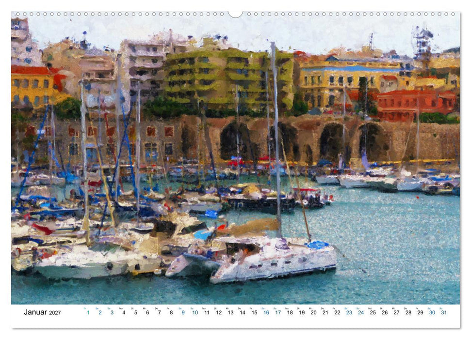 Kreta - Malerische Insel Griechenlands (CALVENDO Wandkalender 2027)
