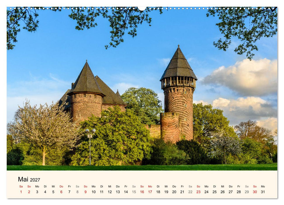 Schlösser und Burgen in NRW (CALVENDO Premium Wandkalender 2027)
