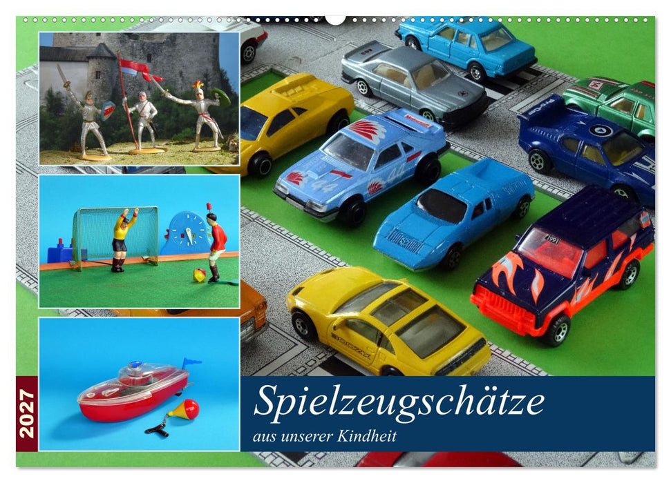 Spielzeugschätze aus unserer Kindheit (CALVENDO Wandkalender 2027)