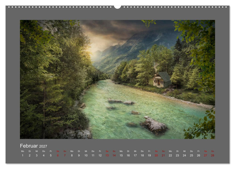 Vom Zauber der Einsamkeit (CALVENDO Premium Wandkalender 2027)