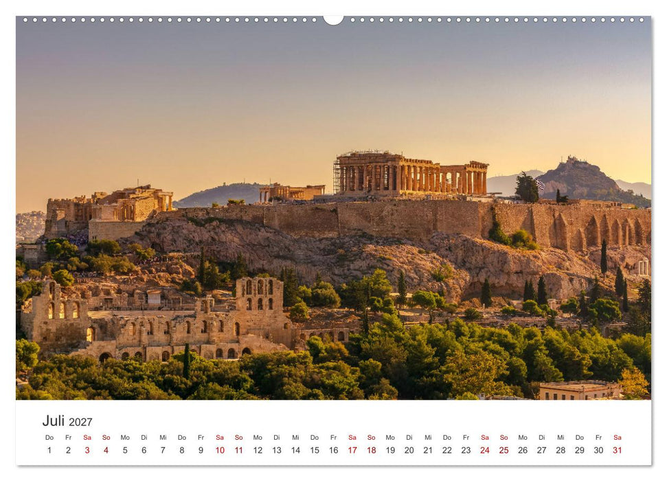 Europa - Eine Reise zu einigen der schönsten Hauptstädten. (CALVENDO Premium Wandkalender 2027)