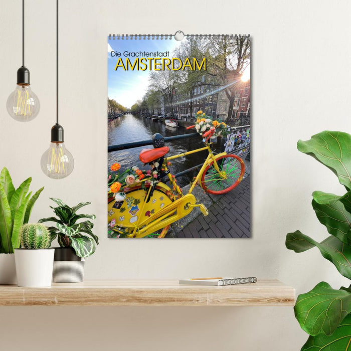 DIE GRACHTENSTADT AMSTERDAM (CALVENDO Wandkalender 2027)