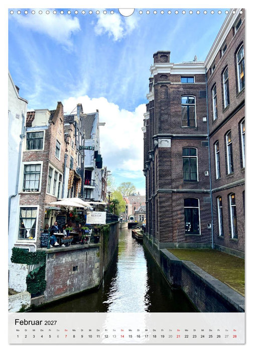 DIE GRACHTENSTADT AMSTERDAM (CALVENDO Wandkalender 2027)
