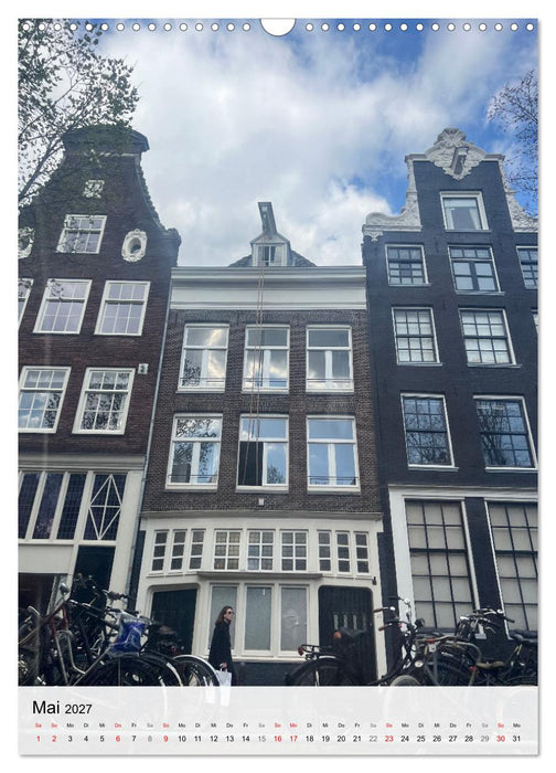 DIE GRACHTENSTADT AMSTERDAM (CALVENDO Wandkalender 2027)