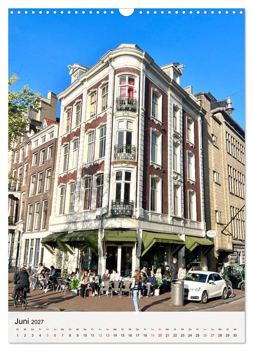 DIE GRACHTENSTADT AMSTERDAM (CALVENDO Wandkalender 2027)