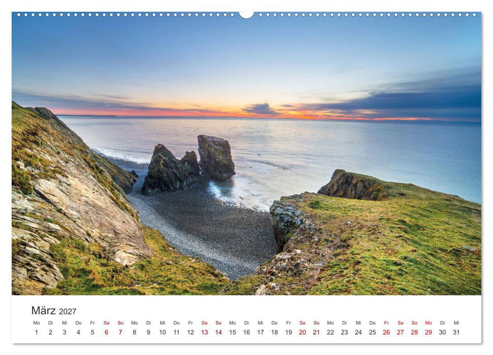 Wales - Eine spektakuläre Reise in ein bezauberndes Land. (CALVENDO Wandkalender 2027)