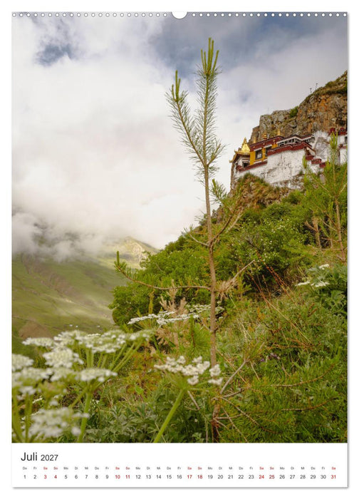 Tibet - Eine faszinierende Reise nach Asien. (CALVENDO Premium Wandkalender 2027)
