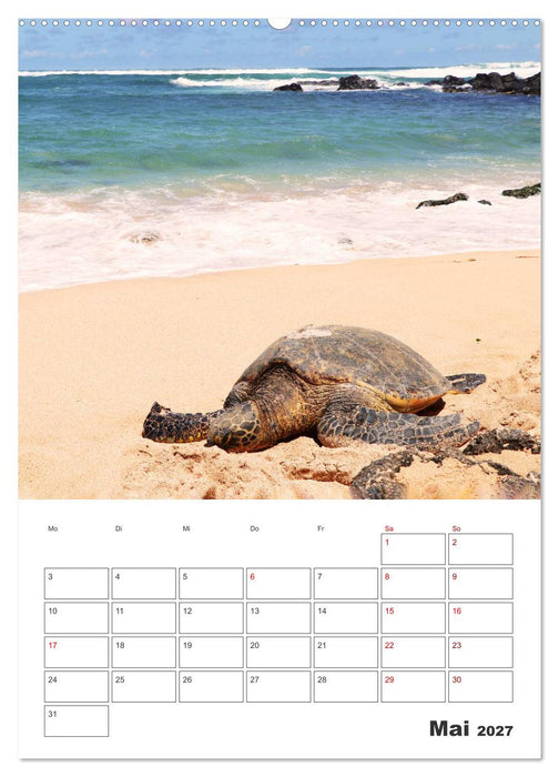 Hawaii - Reiseplaner (CALVENDO Premium Wandkalender 2027)