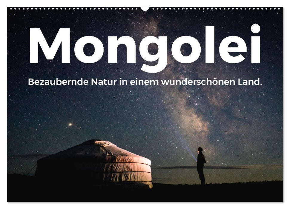 Mongolei - Bezaubernde Natur in einem wunderschönen Land. (CALVENDO Wandkalender 2027)