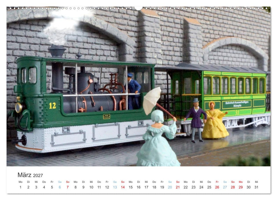 Modellbahnen aus aller Welt - H0, N, Z (CALVENDO Wandkalender 2027)