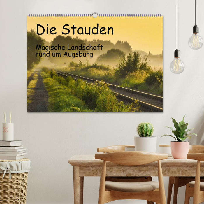 Die Stauden, magische Landschaft rund um Augsburg (CALVENDO Wandkalender 2027)
