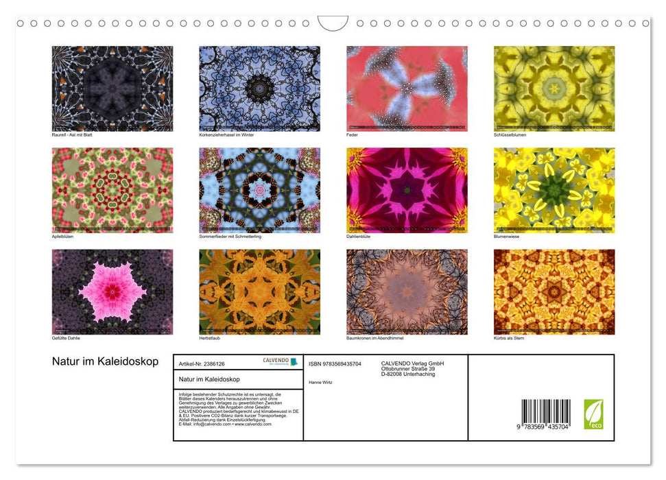 Natur im Kaleidoskop (CALVENDO Wandkalender 2027)