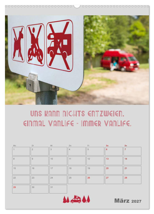 Vanlife - Hotel kann jeder! (CALVENDO Wandkalender 2027)