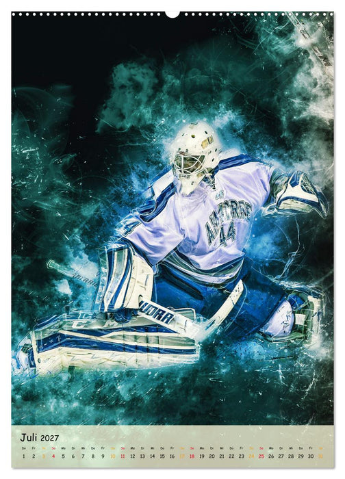 Eishockey spektakulär (CALVENDO Premium Wandkalender 2027)