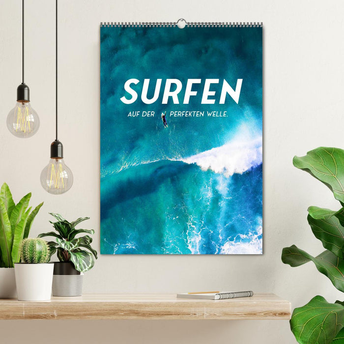 Surfen - Auf der perfekten Welle. (CALVENDO Wandkalender 2027)
