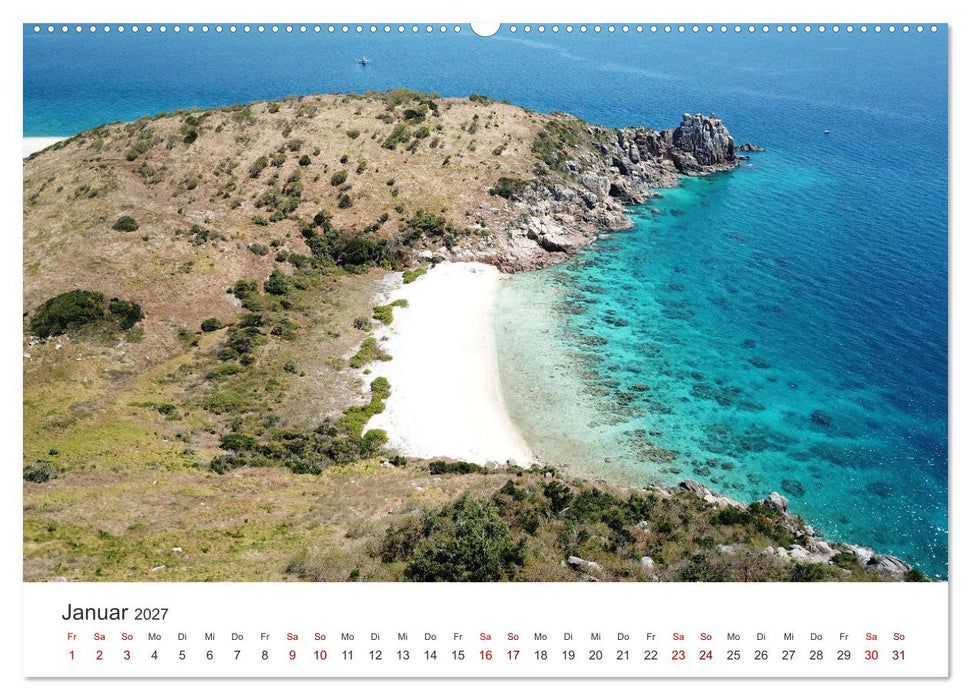 Fidschi - Der faszinierende Inselstaat im Südpazifik. (CALVENDO Premium Wandkalender 2027)