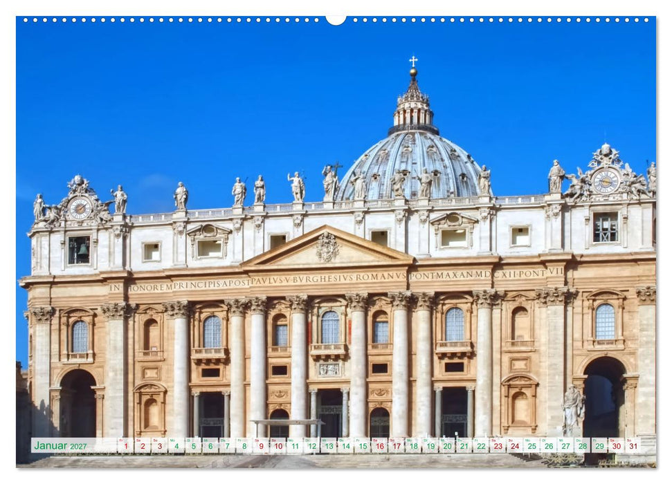 In Liebe Dein Rom (CALVENDO Premium Wandkalender 2027)