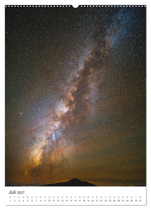 Milchstraße - Unsere faszinierende Galaxie. (CALVENDO Premium Wandkalender 2027)