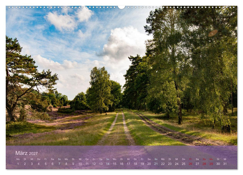 Naturschutzgebiet Lüneburger Heide (CALVENDO Wandkalender 2027)