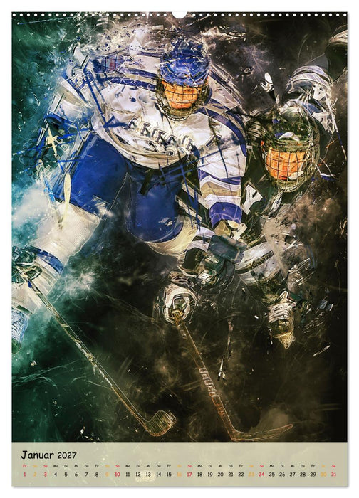 Eishockey spektakulär (CALVENDO Wandkalender 2027)