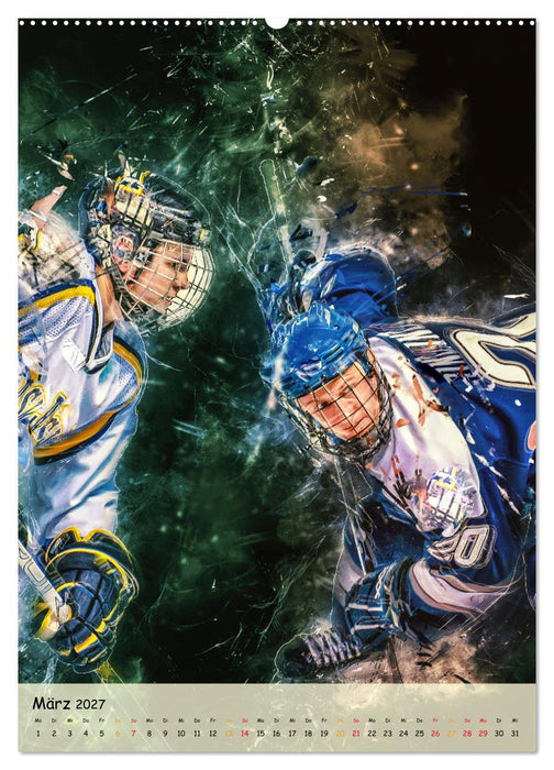 Eishockey spektakulär (CALVENDO Wandkalender 2027)