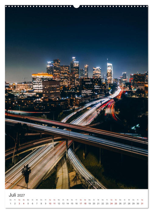 Los Angeles - Eine spannende Reise nach Kalifornien. (CALVENDO Premium Wandkalender 2027)