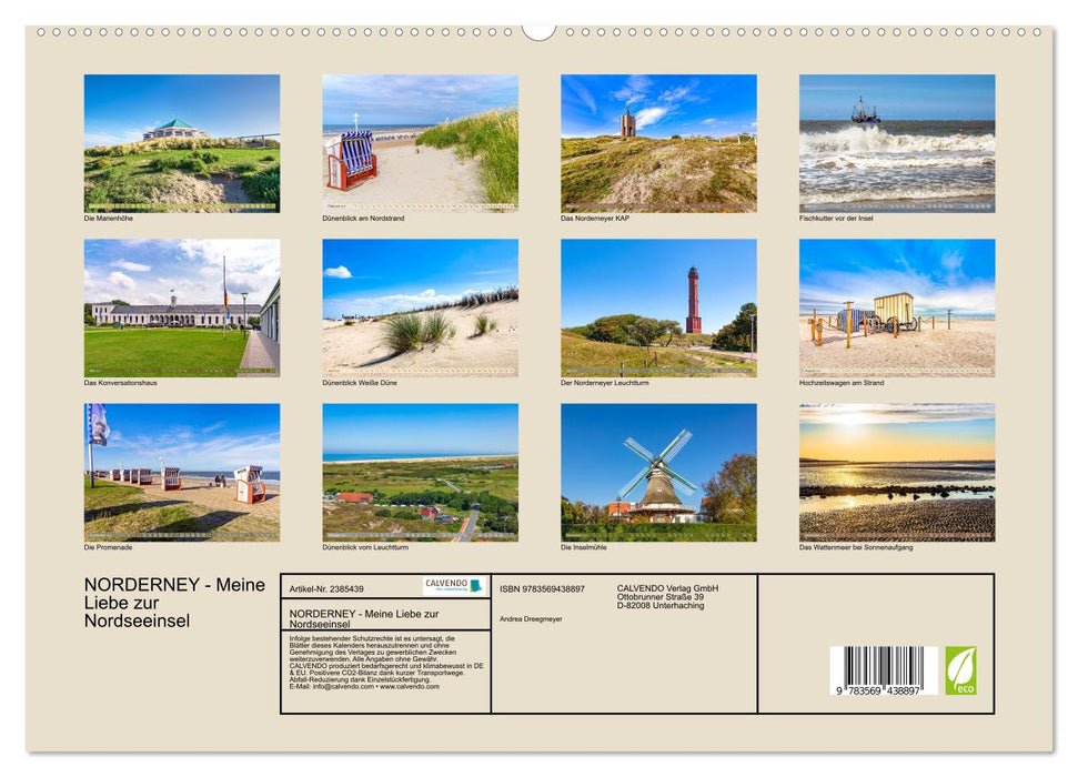 NORDERNEY - Meine Liebe zur Nordseeinsel (CALVENDO Premium Wandkalender 2027)